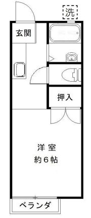 SKハイツの間取り画像