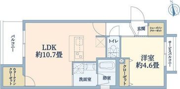 ウェルスクエア都島中通の間取り画像