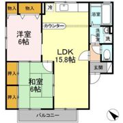 グランドール東野 Ⅱ棟-Bの間取り画像