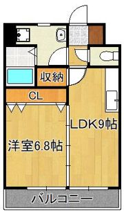 メゾンドポラリスの間取り画像