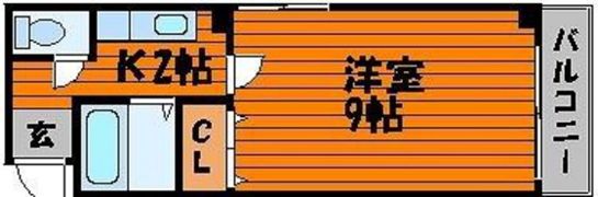 ビッグバーンズマンション清輝橋の間取り画像