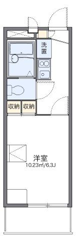 レオパレスドミールの間取り画像