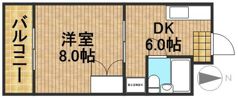 コーポいとうⅤの間取り画像