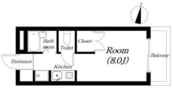 ハウス良心の間取り画像