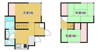 北永井貸家の間取り画像