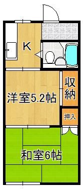 住吉ハイツの間取り画像