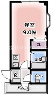飯島ハイツの間取り画像
