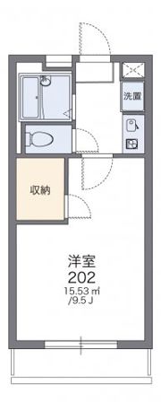 レオパレスパストラルの間取り画像