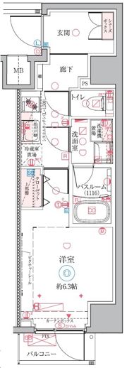 クレヴィスタ三ノ輪の間取り画像