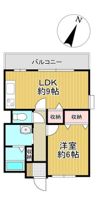 深谷市田中 ラフィーネの間取り画像
