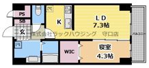 ファーシル千林の間取り画像