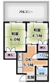 マンション大隅の間取り画像