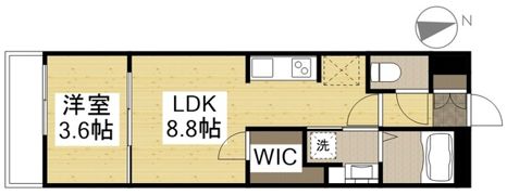 月光 旭川リバーサイドウエストの間取り画像