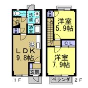 Branche'石橋の間取り画像