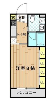 K’s city1の間取り画像