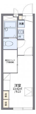 レオパレス城興ケ丘の間取り画像