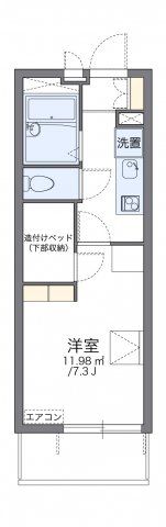 レオパレスエスエイチⅡの間取り画像