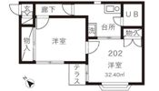 RARA京急大津の間取り画像