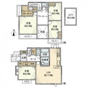 泉町戸建の間取り画像