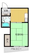 大野パレスの間取り画像