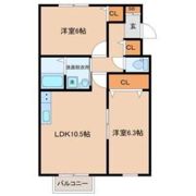 クレアフォーチュン鶴ケ谷の間取り画像