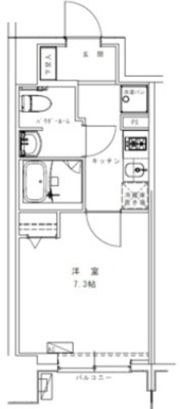 ジェノヴィア浅草Ⅶの間取り画像