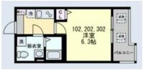 ベイルーム県立大学WESTの間取り画像