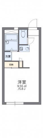 レオパレスヴィルヌーブの間取り画像