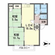 コーポNの間取り画像