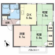 ラルジュ瀬戸A棟の間取り画像