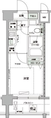 ハーモニーレジデンス羽田WESTの間取り画像