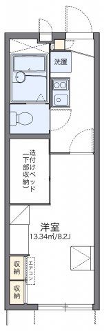 レオパレスエクレール Ⅱの間取り画像