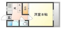 コーポ森嶋Ⅱの間取り画像