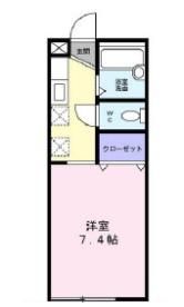 コーポ・グランデュールの間取り画像