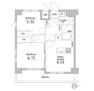 グランパーク町屋の間取り画像