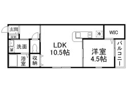 HCフラッツ国玉ガーデンⅡの間取り画像