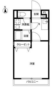 アムール グリーンヒルⅡの間取り画像