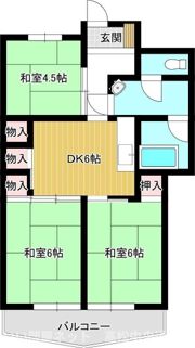 港マンションの間取り画像