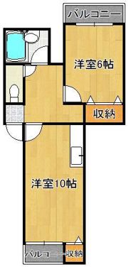 ディアライフ千防の間取り画像