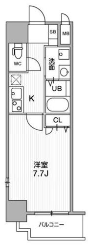 La Douceur梅田Eastの間取り画像