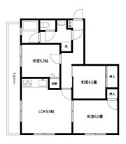 三高・ヴィスタリアの間取り画像