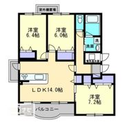 ブライムソレイユA棟の間取り画像