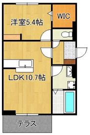 D-room中二十町の間取り画像