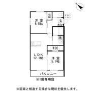 クリスタルハイツAの間取り画像