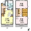WESTエヴ Ⅱの間取り画像