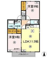 アムール A棟の間取り画像