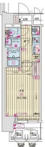 プレサンス大正フレンジの間取り画像