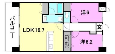 永田祝谷ビルの間取り画像