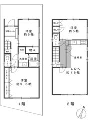 東灘区本山北町四丁目貸家の間取り画像