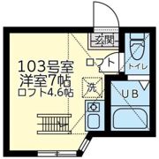 ユナイト汐入ギャスパーの間取り画像